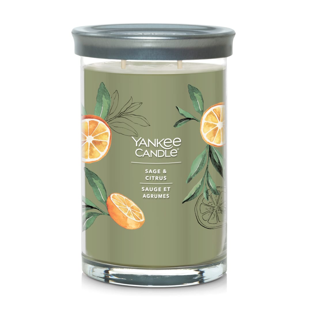 Yankee Candle Sage & Citrus Signature Large Tumbler Candle