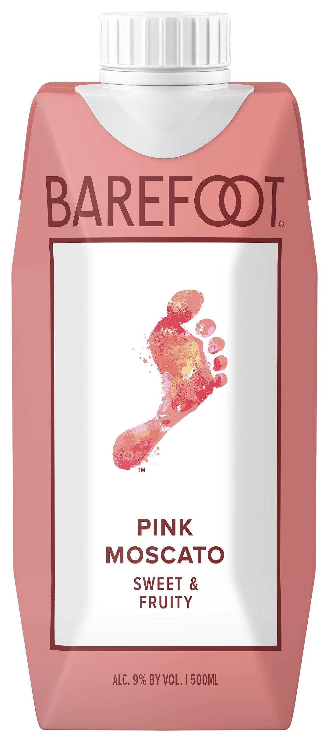 Barefoot Pink Moscato Wine Tetra 500ml