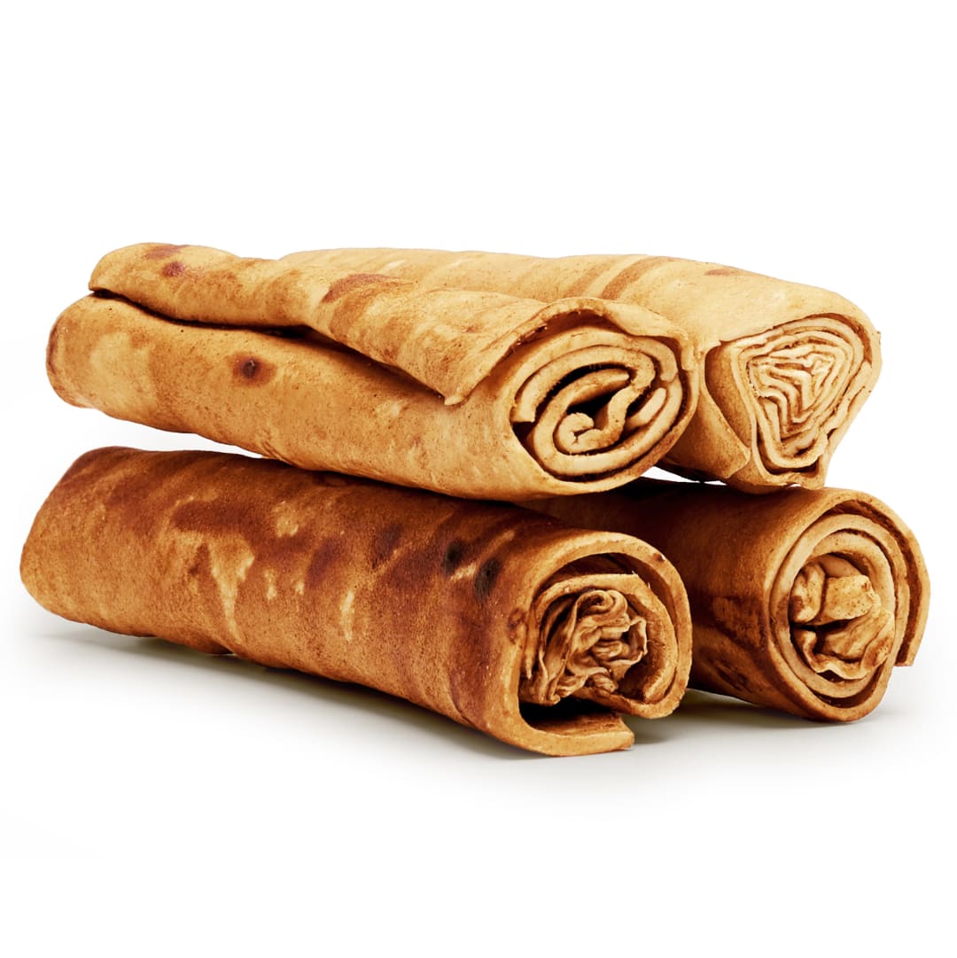Treatly American Sourced Beefhide Rolls Chicken, Medium, 4 Pack