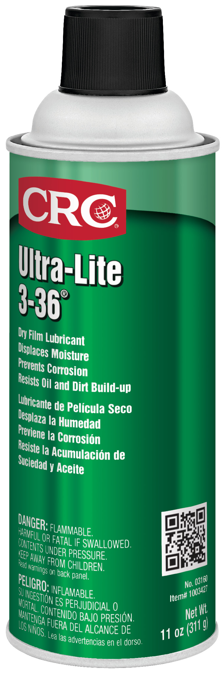 CRC Ultra Lite 3-36 Ultra Thin Non-Stain Lubricant 1X11OZ