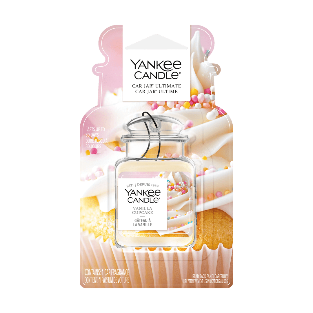 Désodorisant de voiture Yankee Candle Car Jar Ultime, parfum Gâteau à la vanille