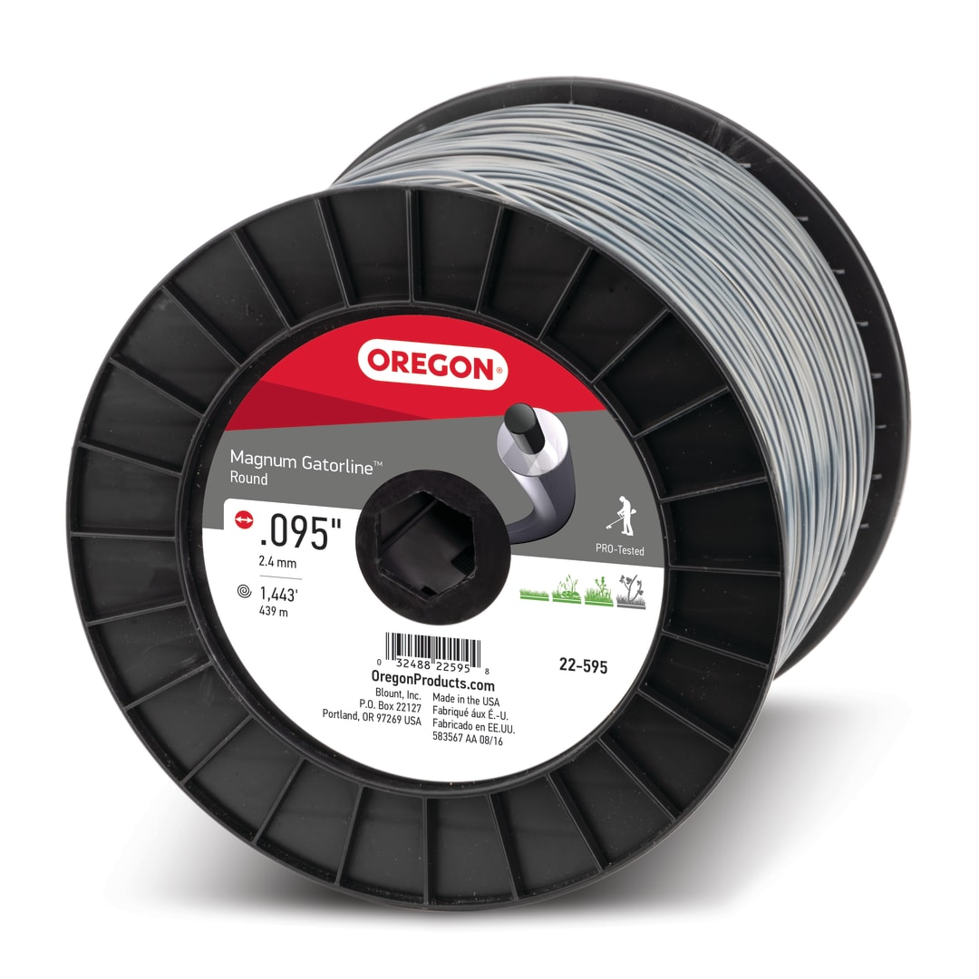Oregon Magnum Gatorline Round Trimmer Line, .095 inch by 1445 Foot