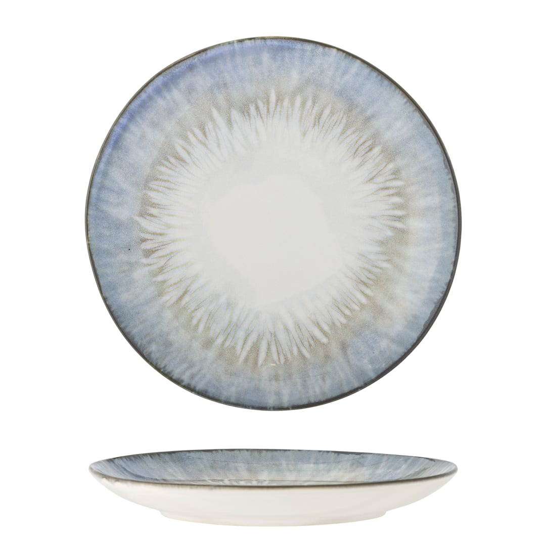 82061424 - Calen Plate, Blue, Stoneware STOCK: 300