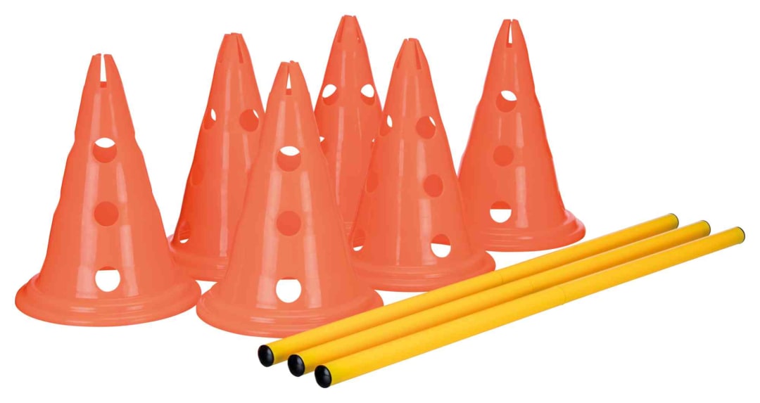 Dog Agility Hurdle Cone Set