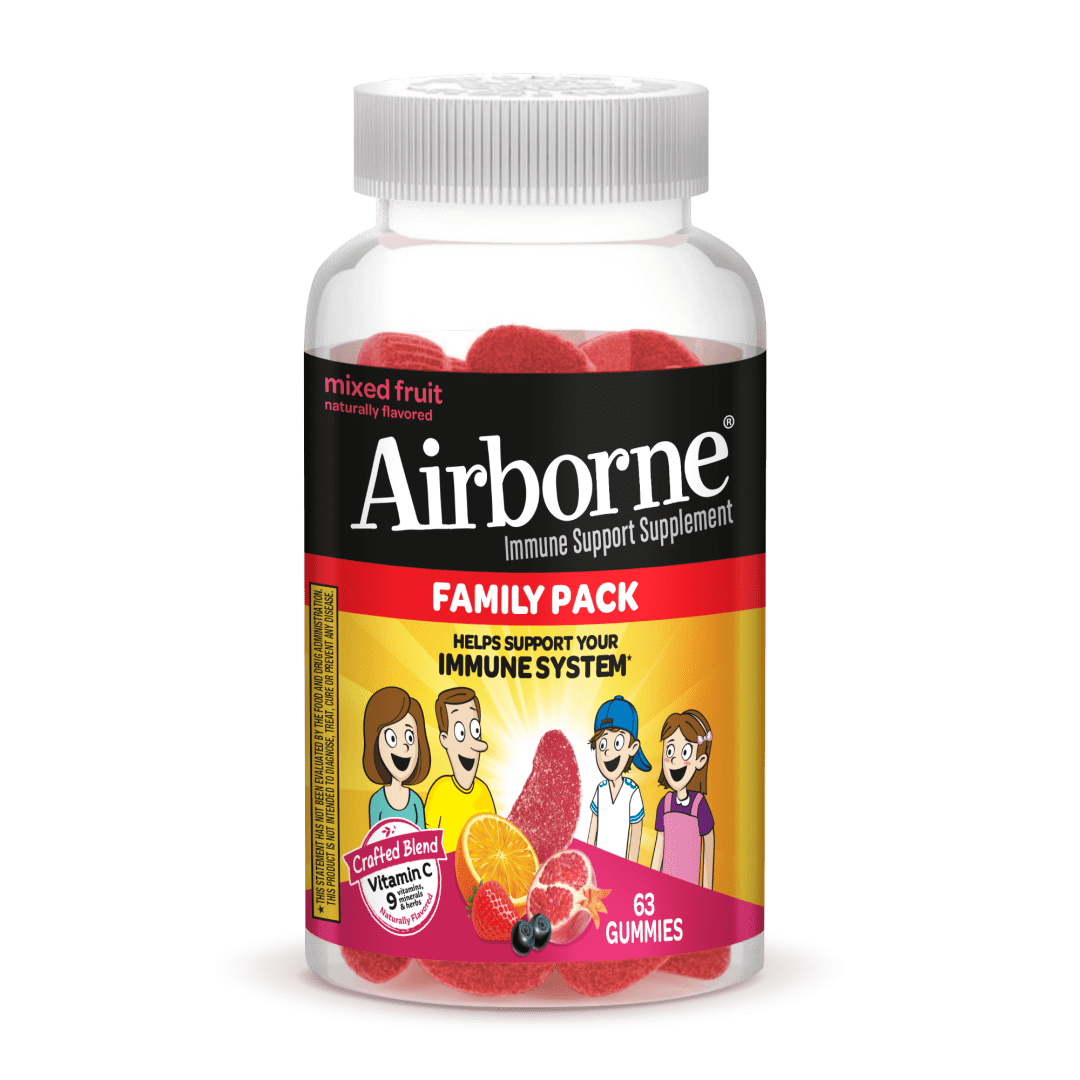 AIRBORNE® Gummies - Mixed Fruit 12/63 ct.
