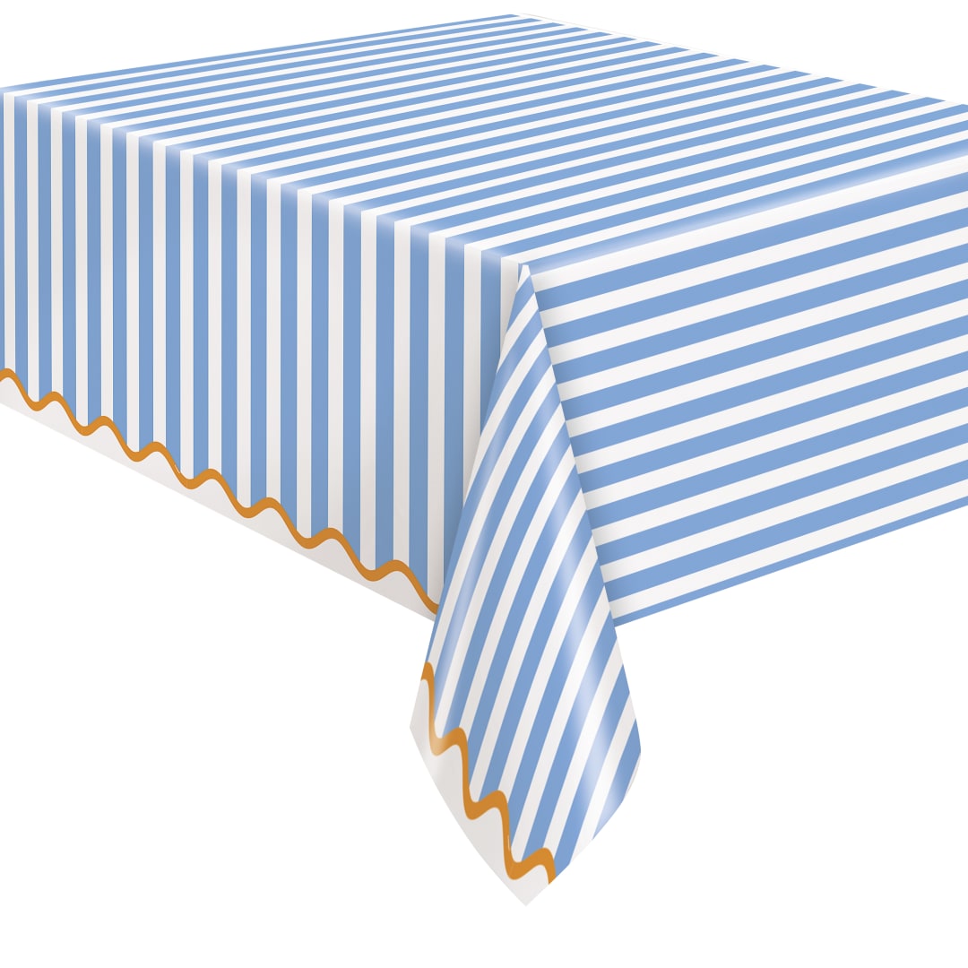 Dolce Vita Rectangular Flannel-Backed Vinyl Table Cover, 54" x 84"