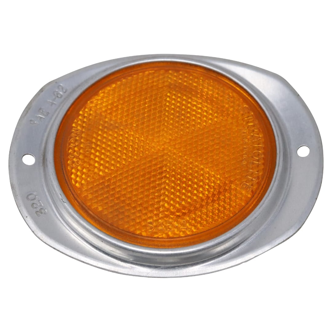 Wastebuilt® Replacement for SuperDuty Truck Parts 3" Amber Round Reflector