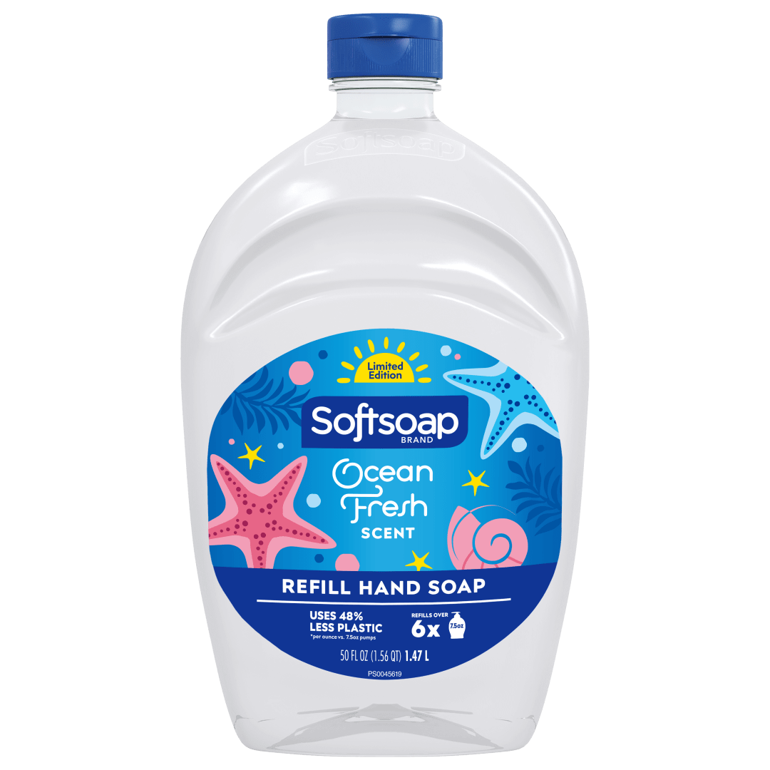 Softsoap Limited Edition Ocean Fresh Scent Liquid Hand Soap Refill Bottle