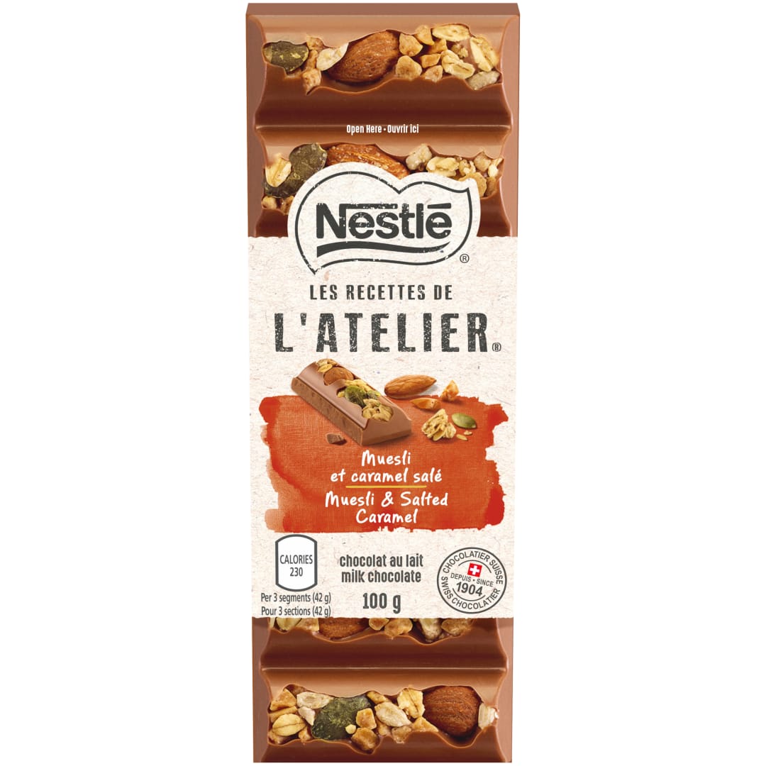 NESTLE LRDA Milk MuesliCrmlAlm 15x100gCA