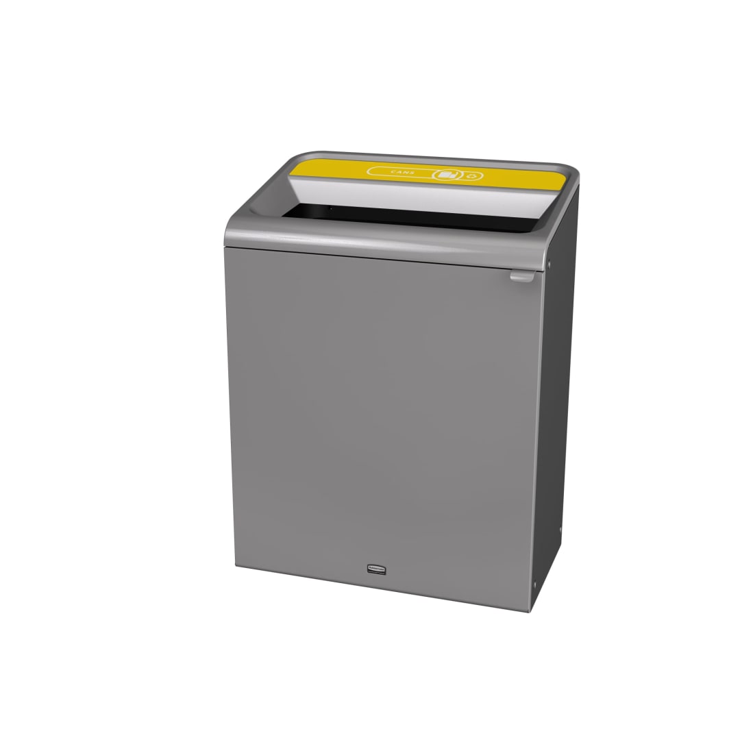 Rubbermaid Commercial Products Configure™ 45 Gal 1-Stream Cans Trash Can, Grey Stenni