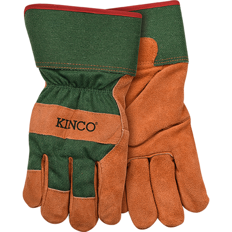 Lined Russet Suede Cowhide Palm with Safety Cuff