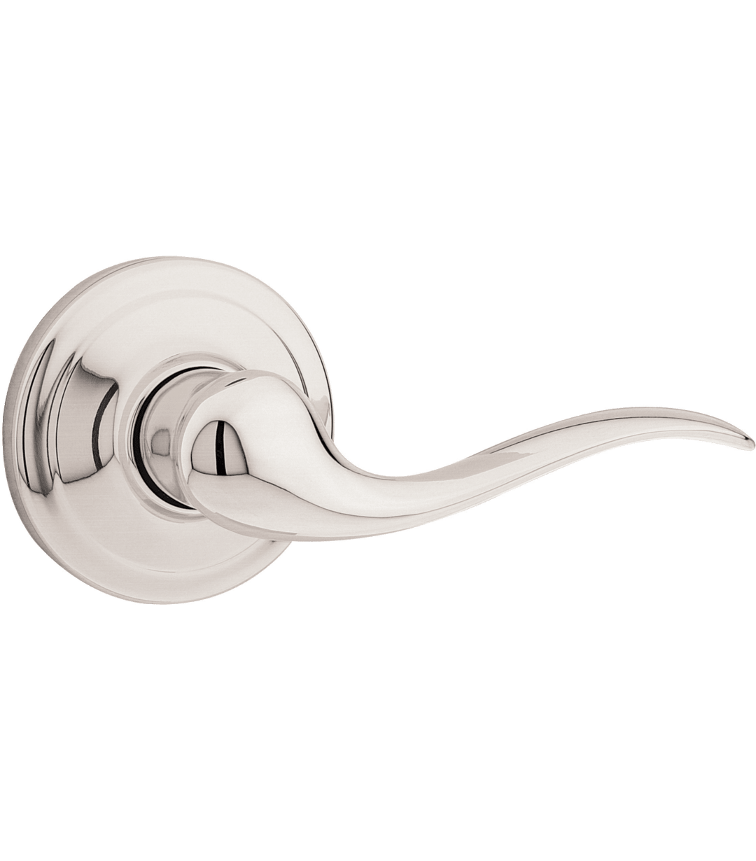 Tustin Half - Dummy Right Hand Wave Door Lever in Polished Chrome