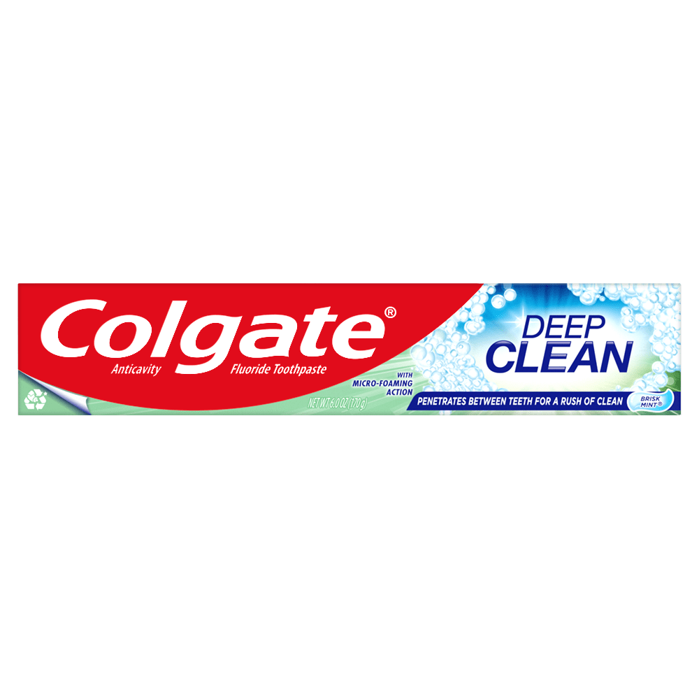 Colgate Deep Clean Brisk Mint Gel Toothpaste - 6 ounce