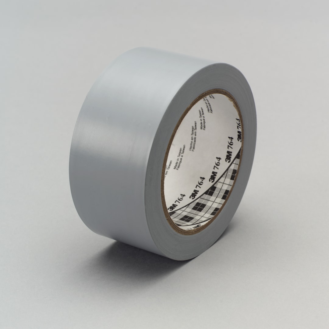 3M™ Allzweck-PVC-Klebeband 764, Grau, 50 mm x 33 m, 0.13 mm