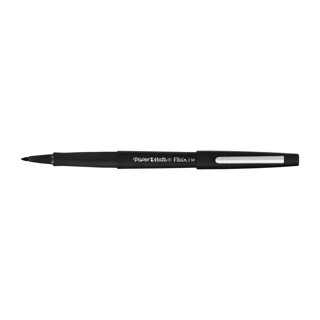 Paper Mate® Flair Felt Tip Pen, Medium Point (0.7mm), Black