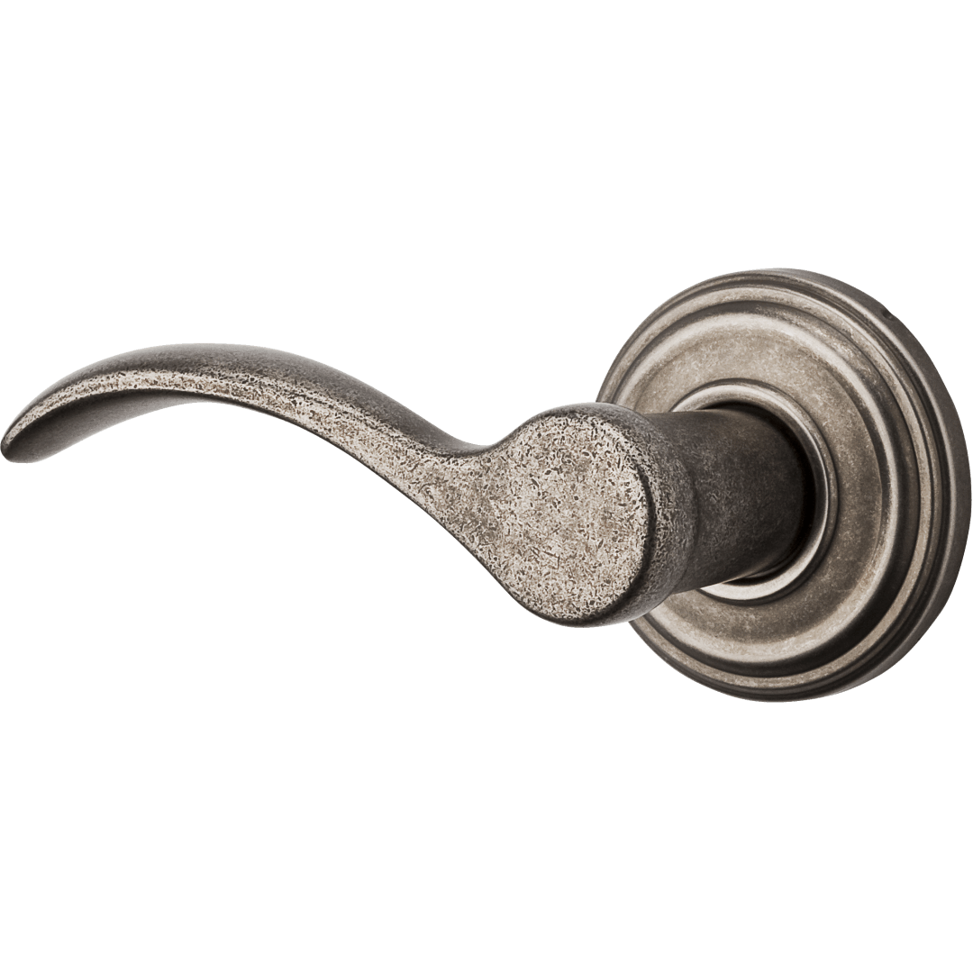 Pembroke Left-Handed Half-Dummy Lever in Rustic Pewter