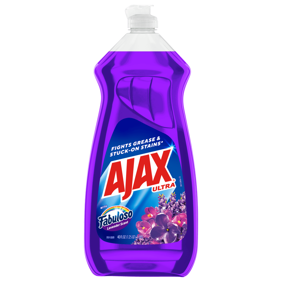 Ajax Ultra Liquid Dish Soap with Fabuloso Lavender Scent - 40 Fluid Ounce