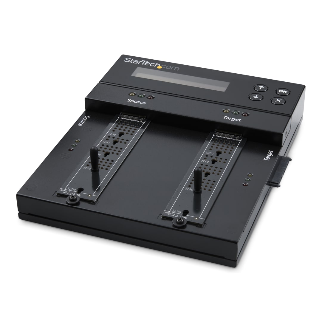 NVMe and SATA 1-1 Drive Duplicator and Eraser