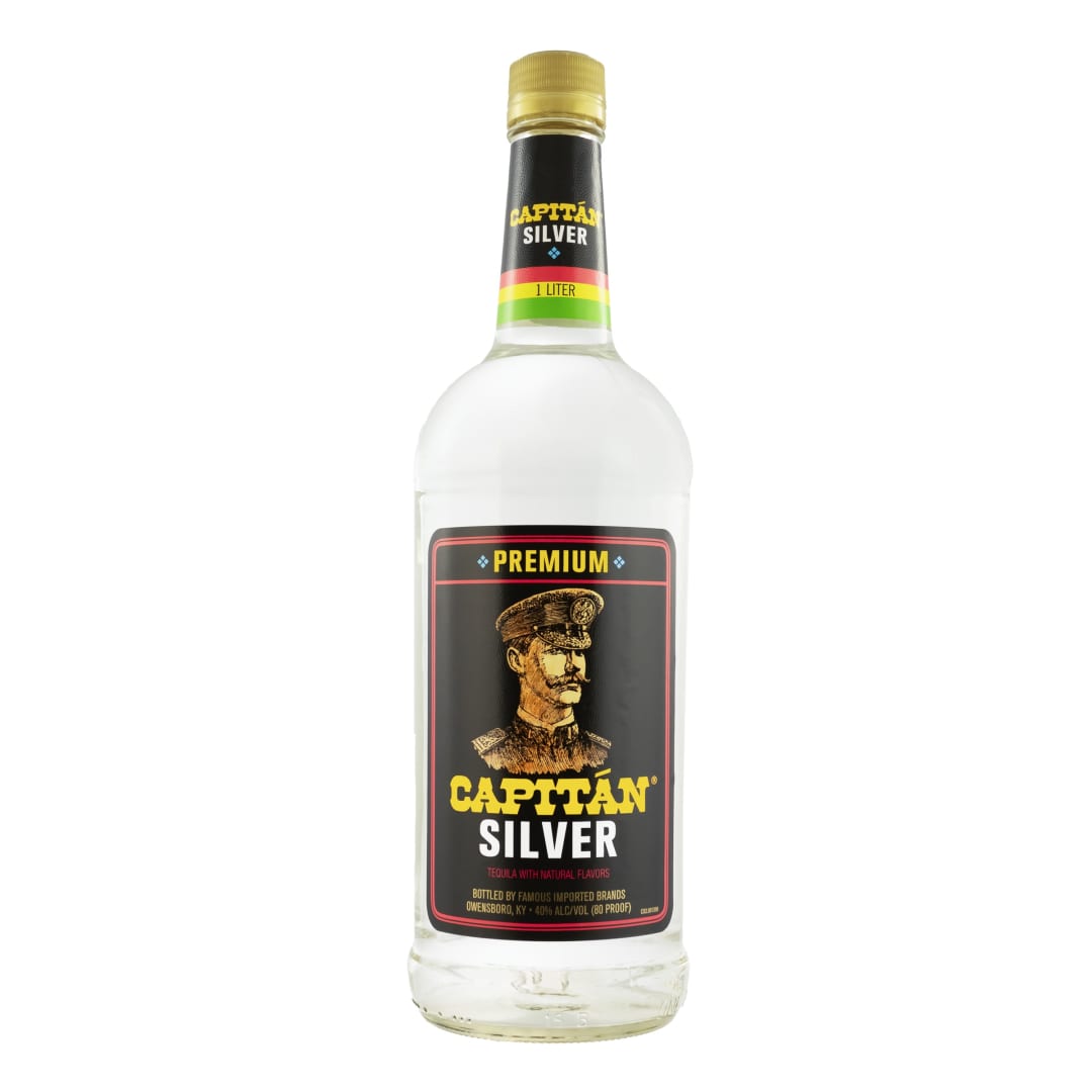 Capitan Silver Tequila 1l 80 Proof