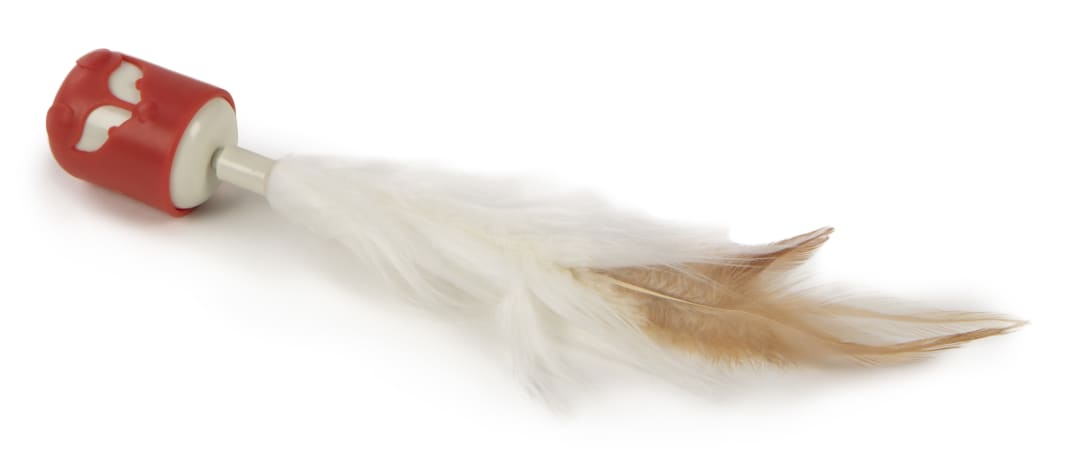 Petlinks Foxy Frenzy Electronic Motion Cat Toy, Plush Feather, Battery Powered
