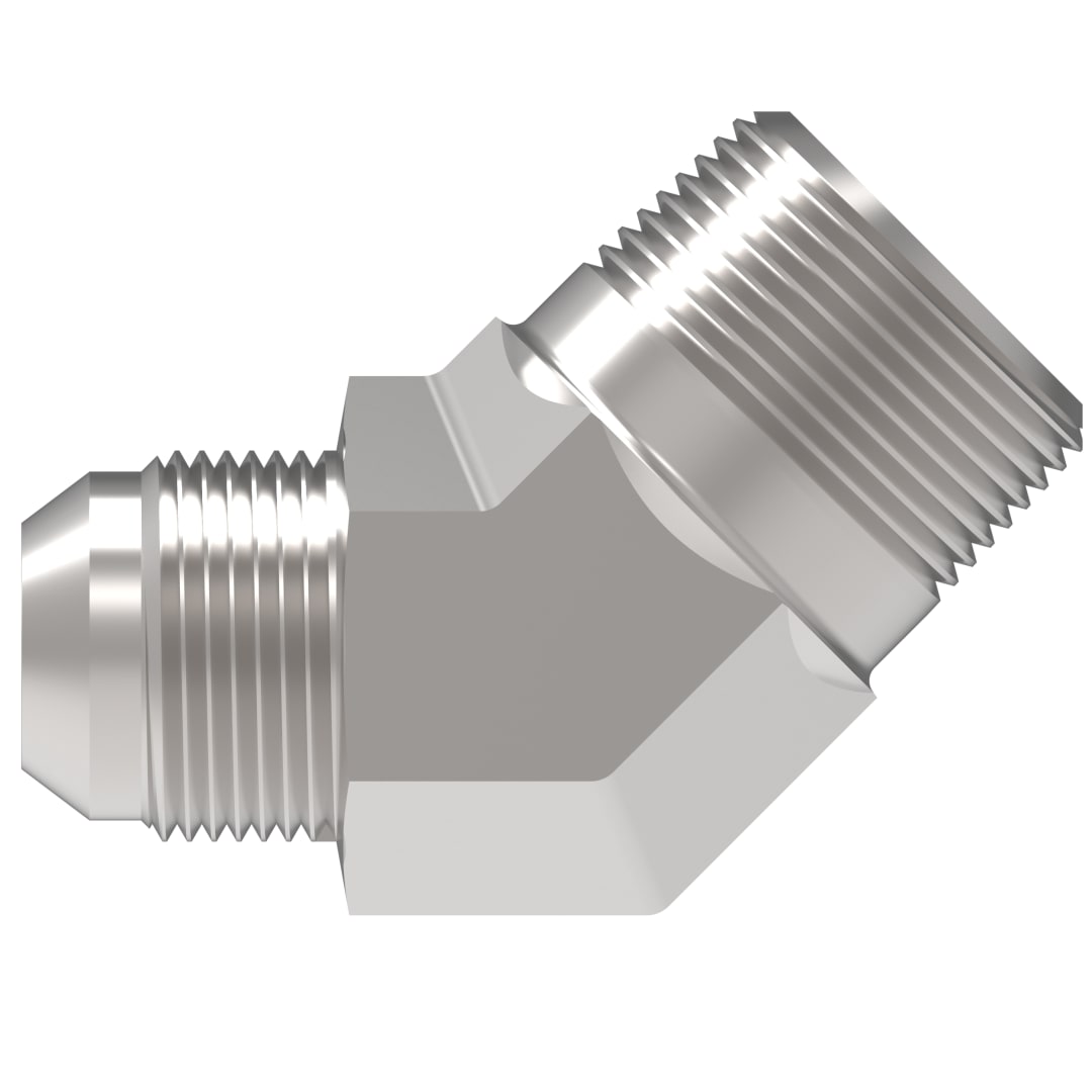 Aeroquip 1/4 NPT X 1/4 MALE JIC 45DEG