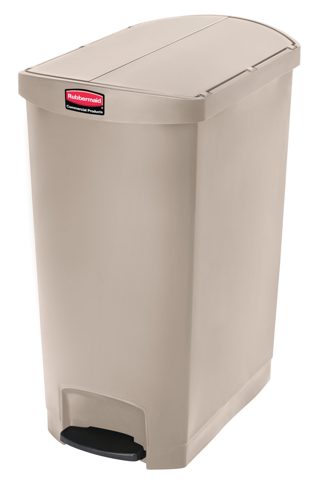 Slim Jim® 24 Gal Step On Resin End Step Beige