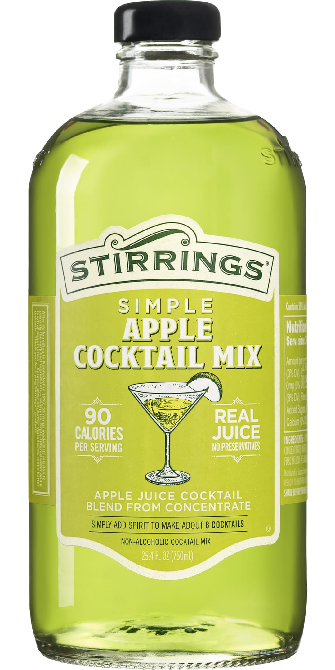 Stirrings Apple Cocktail Mix 750ml