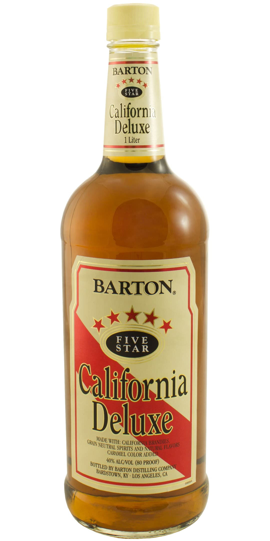Barton California Deluxe Brandy 1l 80 Proof