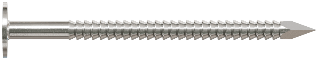 Simpson Strong-Tie S611ARNB Roofing Nail, Annular Ring Shank — 2 in. x .120 in. Type 304 Stainless Steel (25 lb.)