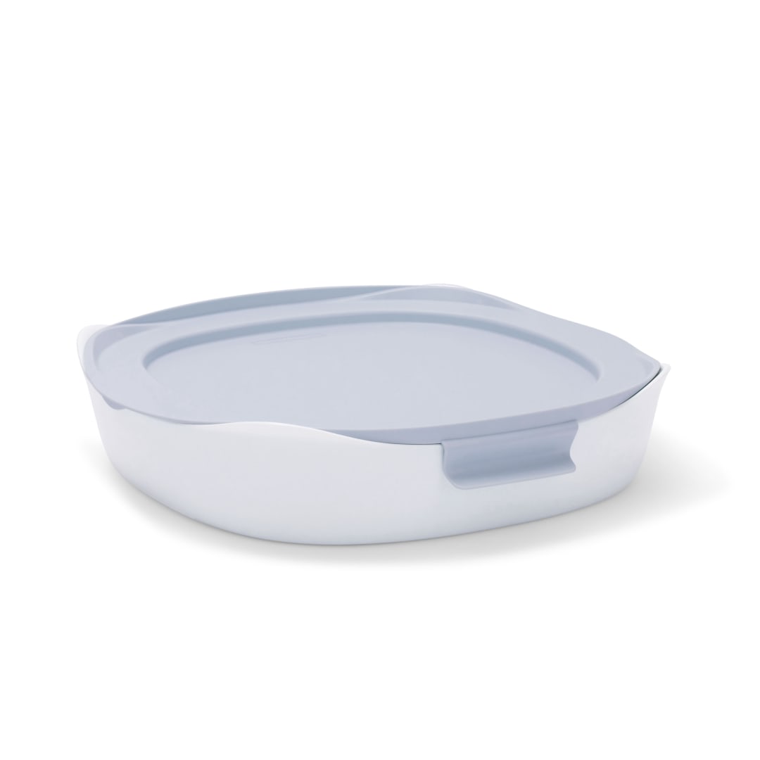 Rubbermaid® DuraLite™ Glass Bakeware, 10" x 10" Baking Dish, Cake Pan, or Casserole Dish with Lid