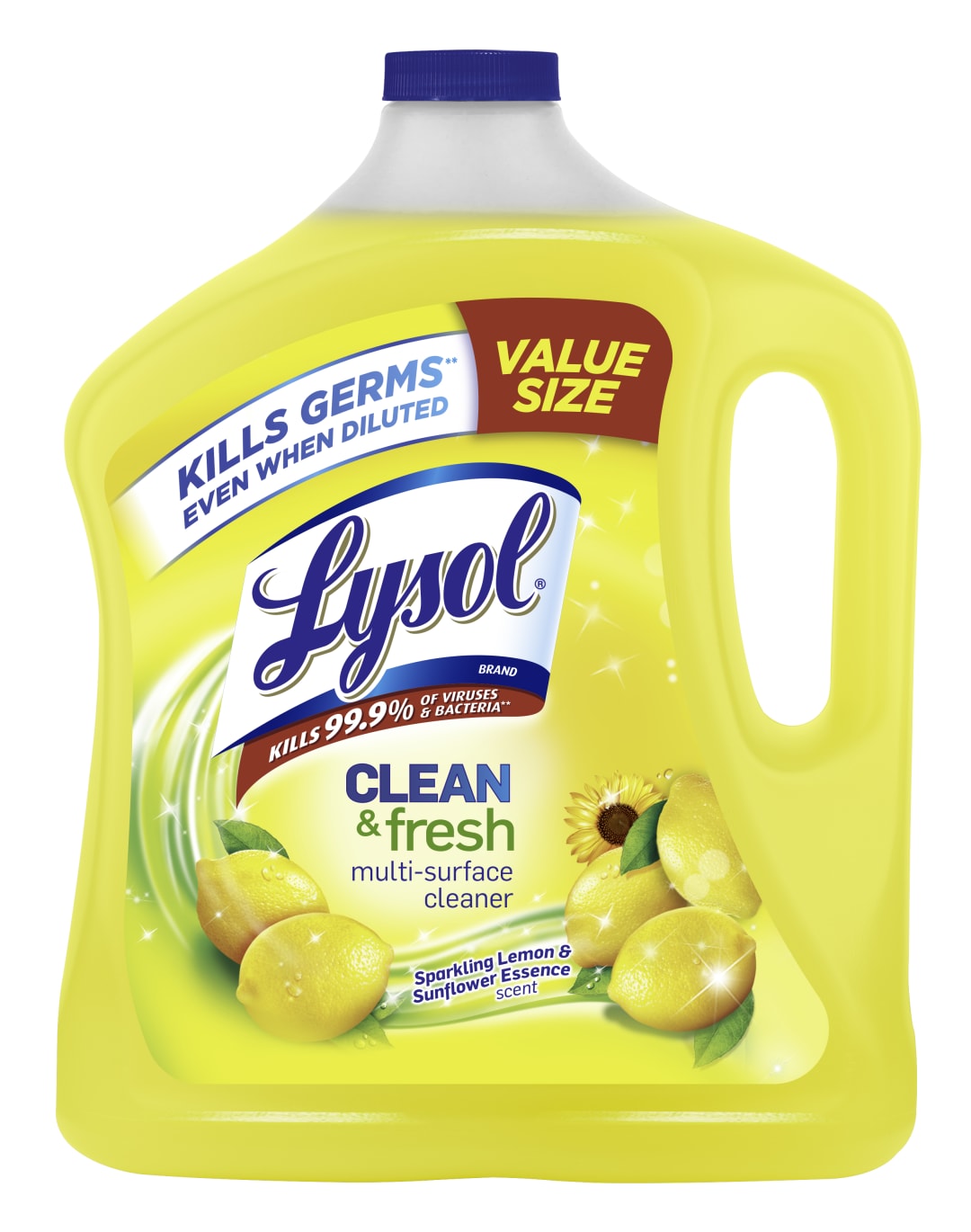 LYSOL® All Purpose Cleaner - Pourable Sparkling Lemon & Sunflower Essence 4/90 oz.