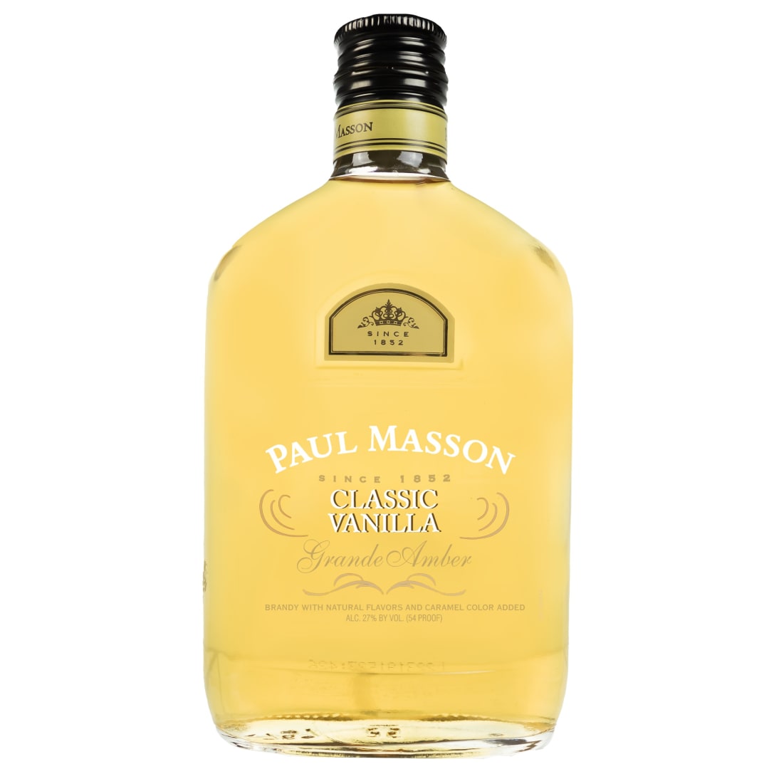 Paul Masson Grande Amber Vanilla Brandy 375ml 54 Proof