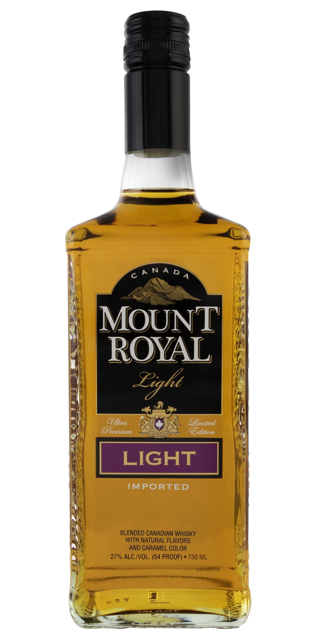 Mount Royal Blended Canadian Whisky 750ml 54 Proof