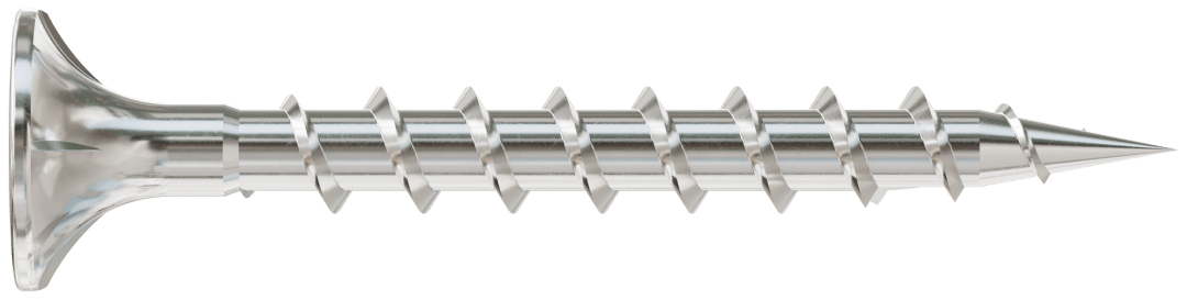 Simpson Strong-Tie T08C162WQM Fiber-Cement Screw — #8 x 1-5/8 in. #2 Square Wafer-Head, Type 316 (1000-Qty) (Pack of 300)