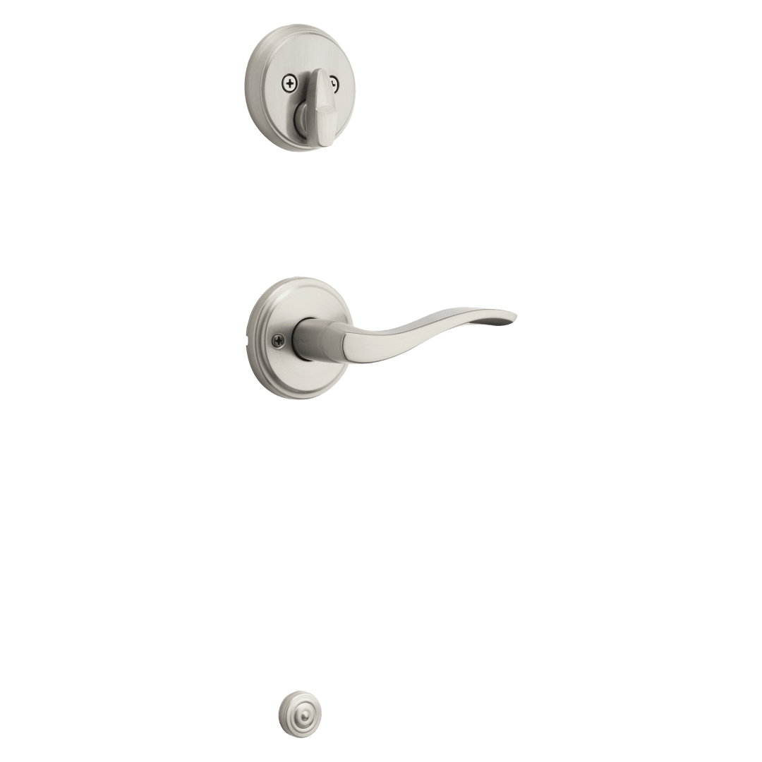 971 Single Cylinder Interior Pack w/ Left-Handed Sedona Lever for 818 Signature Series Handlesets in Satin Nickel