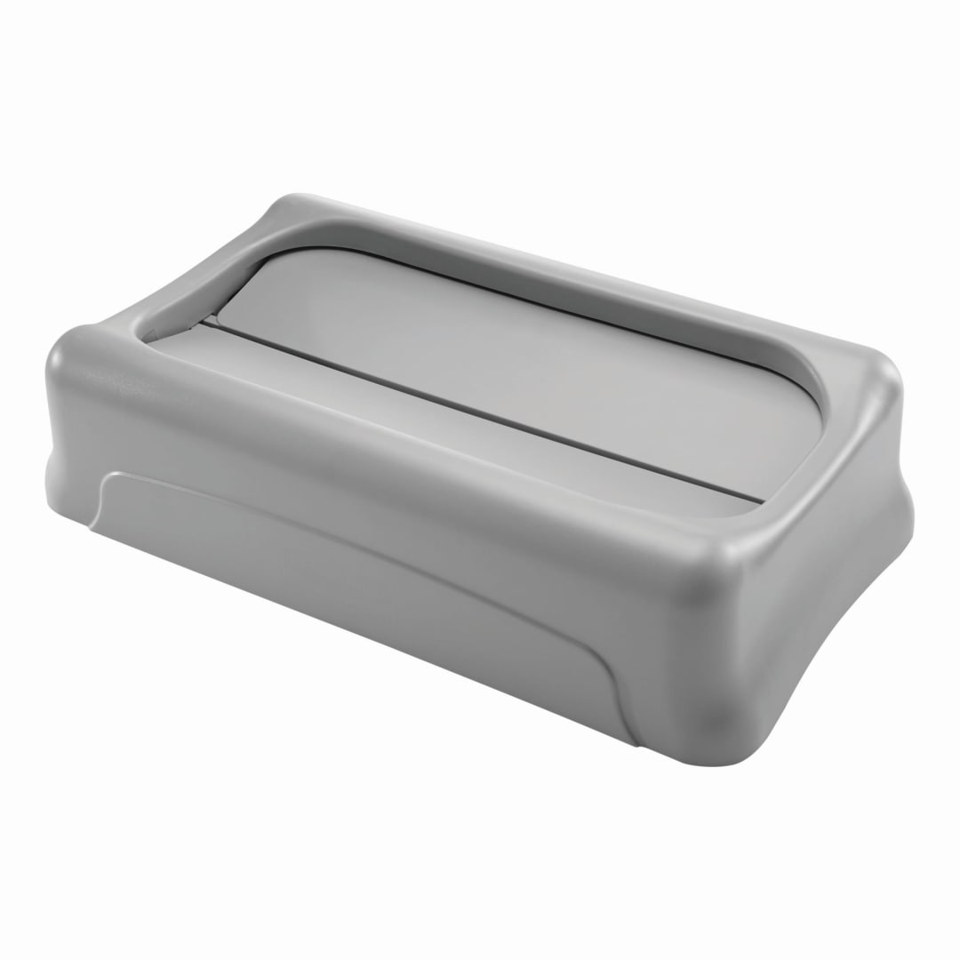 Rubbermaid Commercial Products SLIM JIM Swing Lid, Black