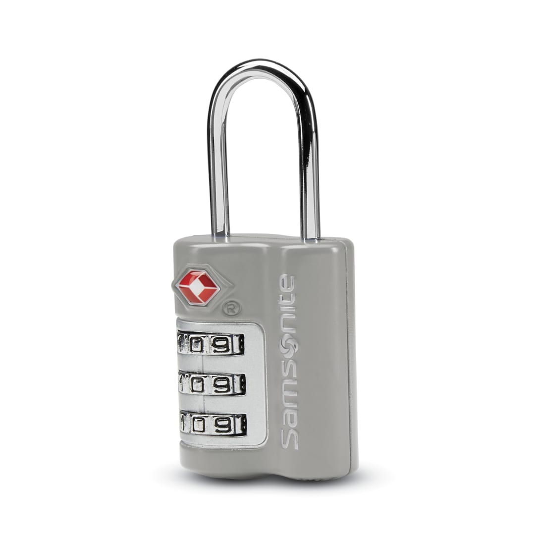 Lock & Security Acc 3 Dial Combo Lock T - Light Grey