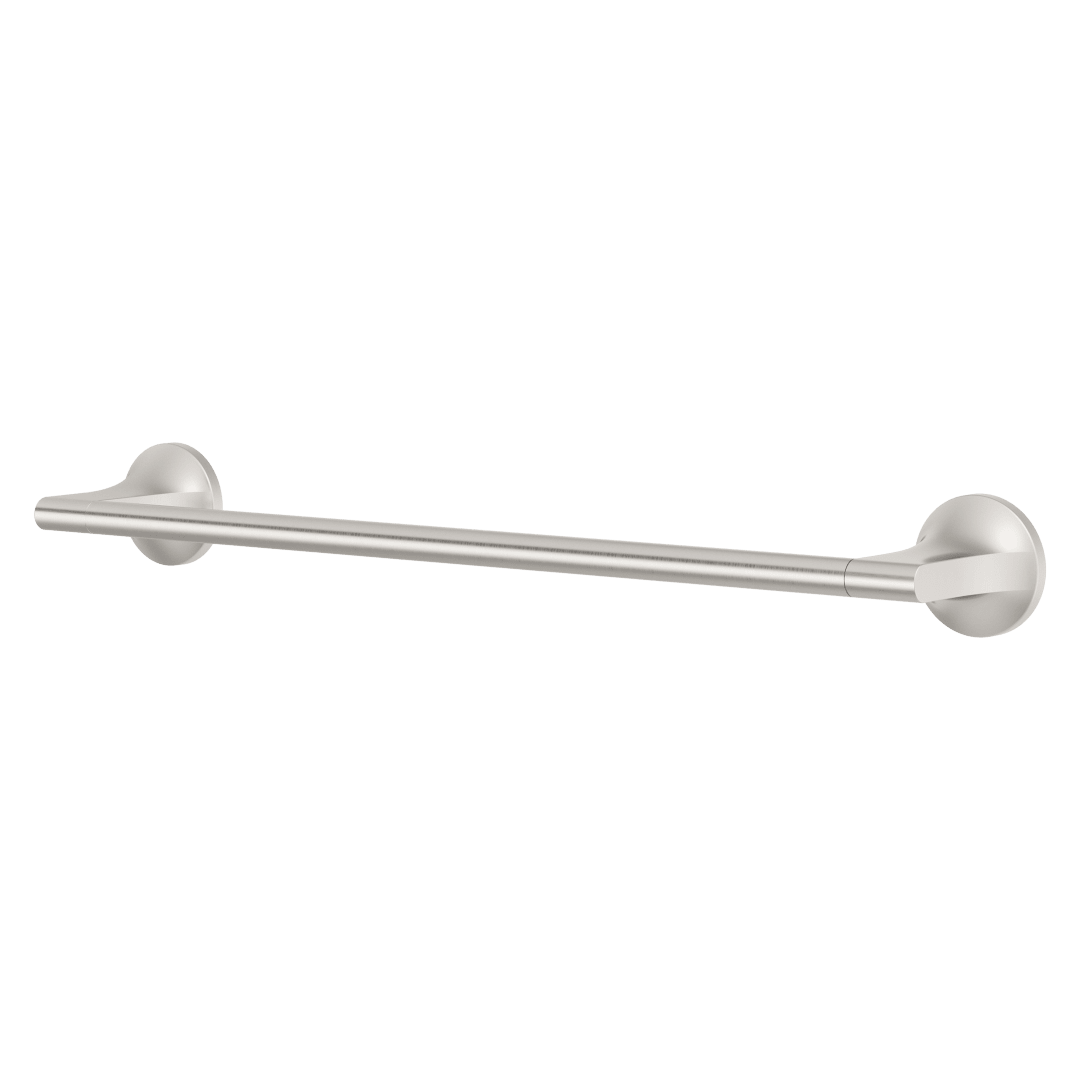 Pfirst Modern 18" Towel Bar in Spot Defense Brushed Nickel