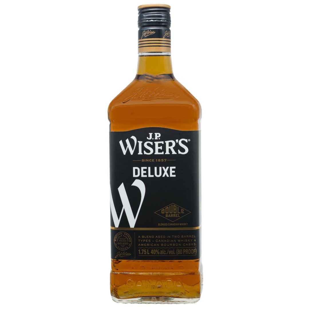 J.P. Wiser's Deluxe Blended Canadian Whisky 1.75l 80 Proof