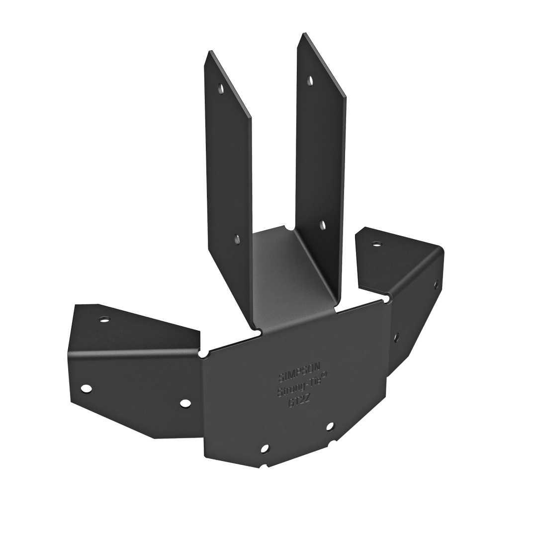 Simpson Strong-Tie APGT2 Outdoor Accents® Gazebo Tie for 2x Rafter and Top Plate to Post (Pack of 12)