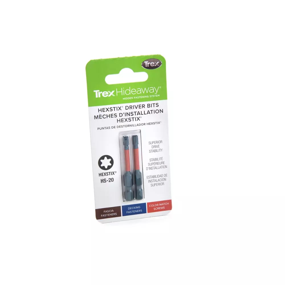 Trex® HEXSTIX® Drive Bit - 2 pack