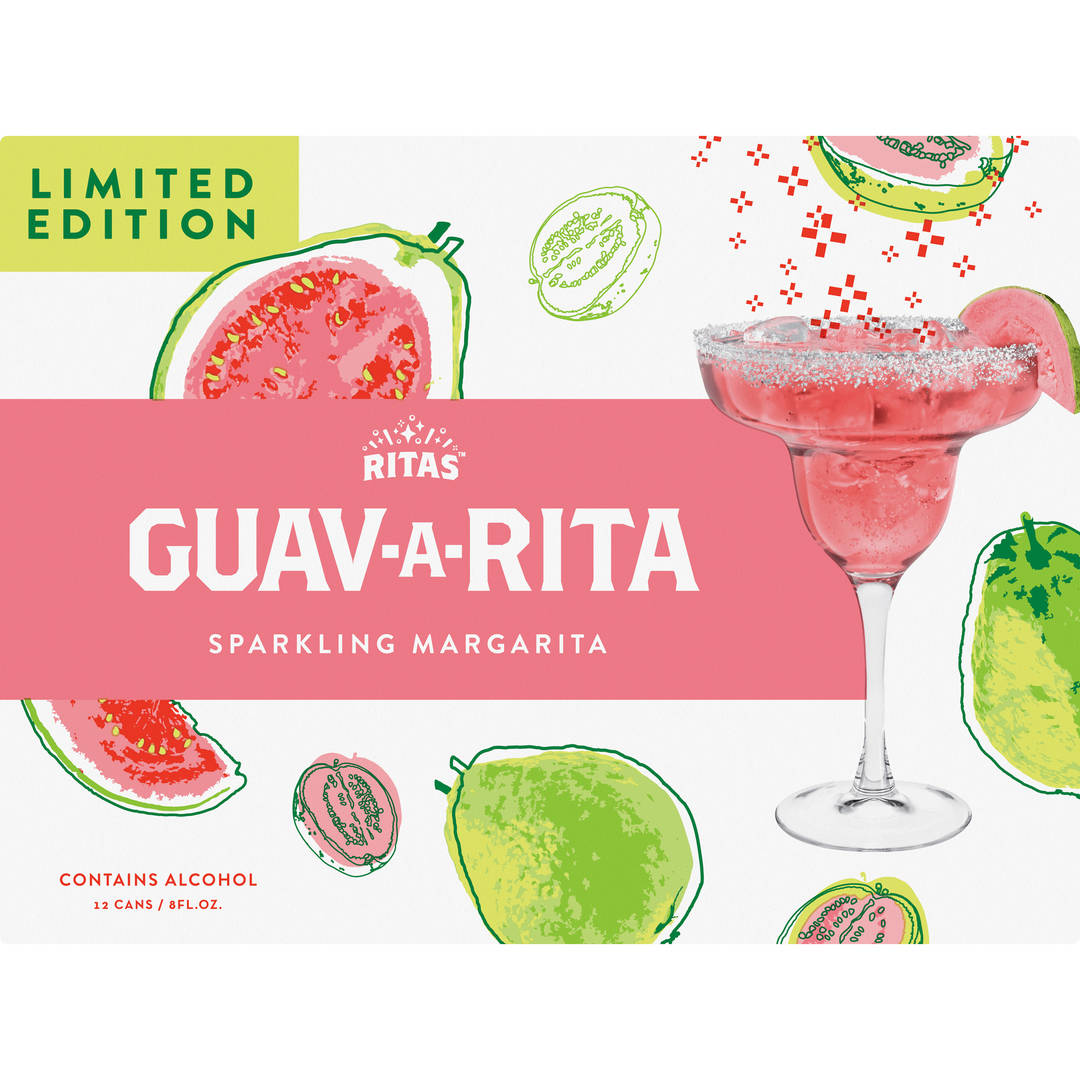 Ritas™ Guav-A-Rita Malt Beverage, 12 Pack 8 fl. oz. Cans, 8.0% Alc./Vol.