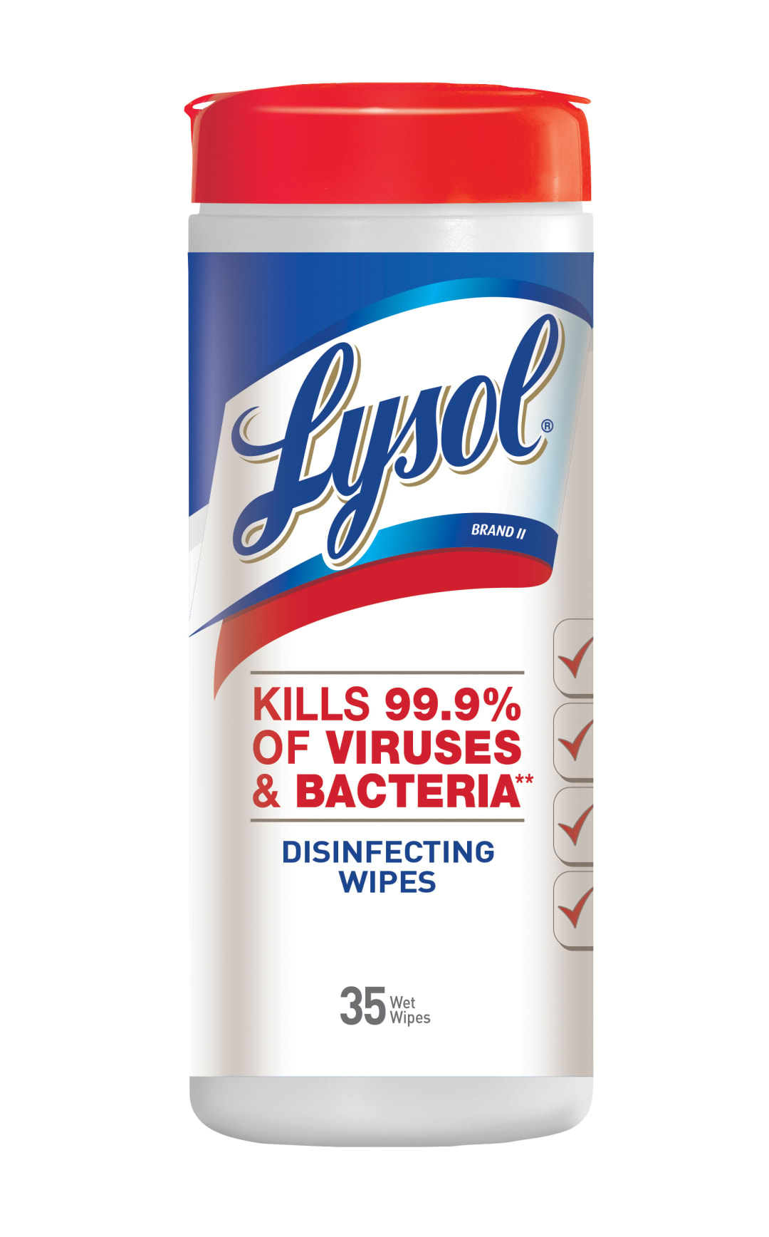 LYSOL® Disinfecting Wipes - Red Cap 12/35 ct.