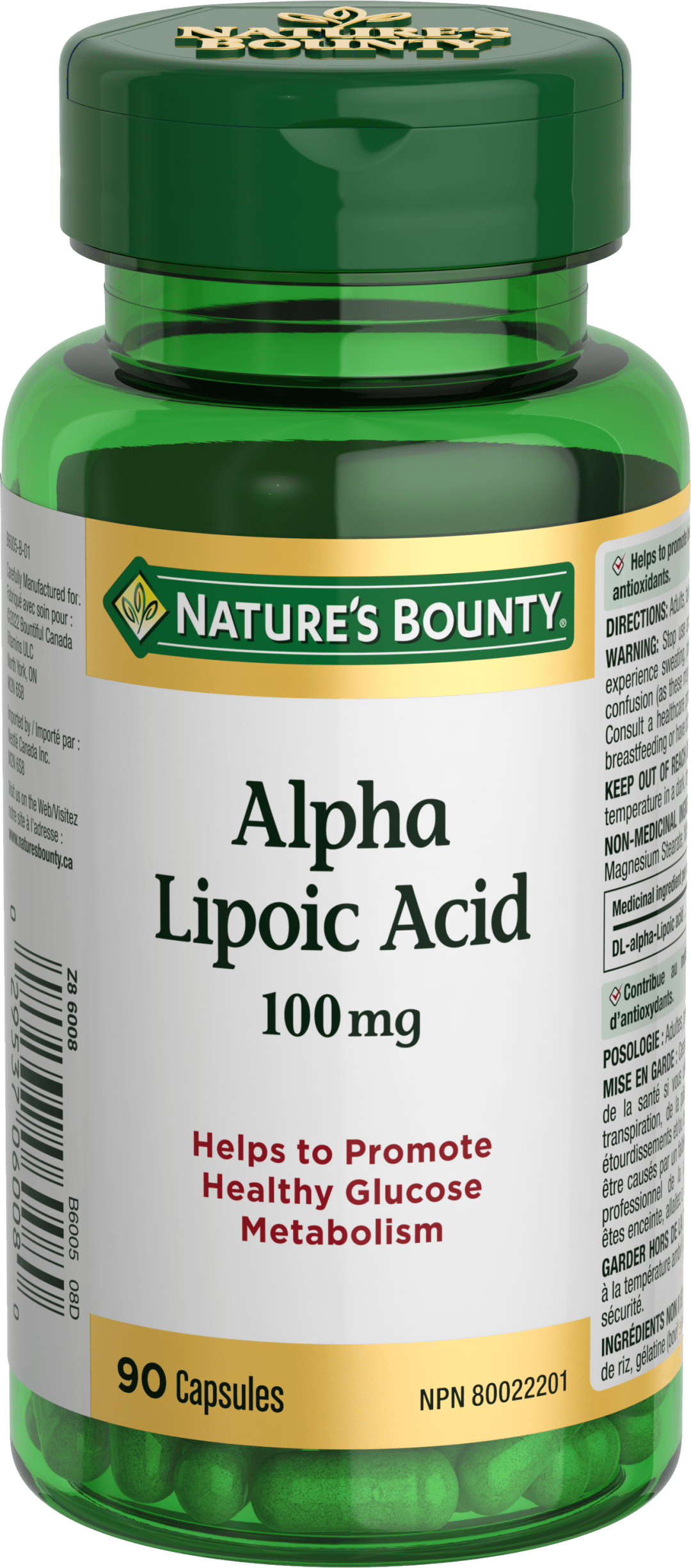 NBTY Alpha Lipoic 100mg 24x90 CAP CA