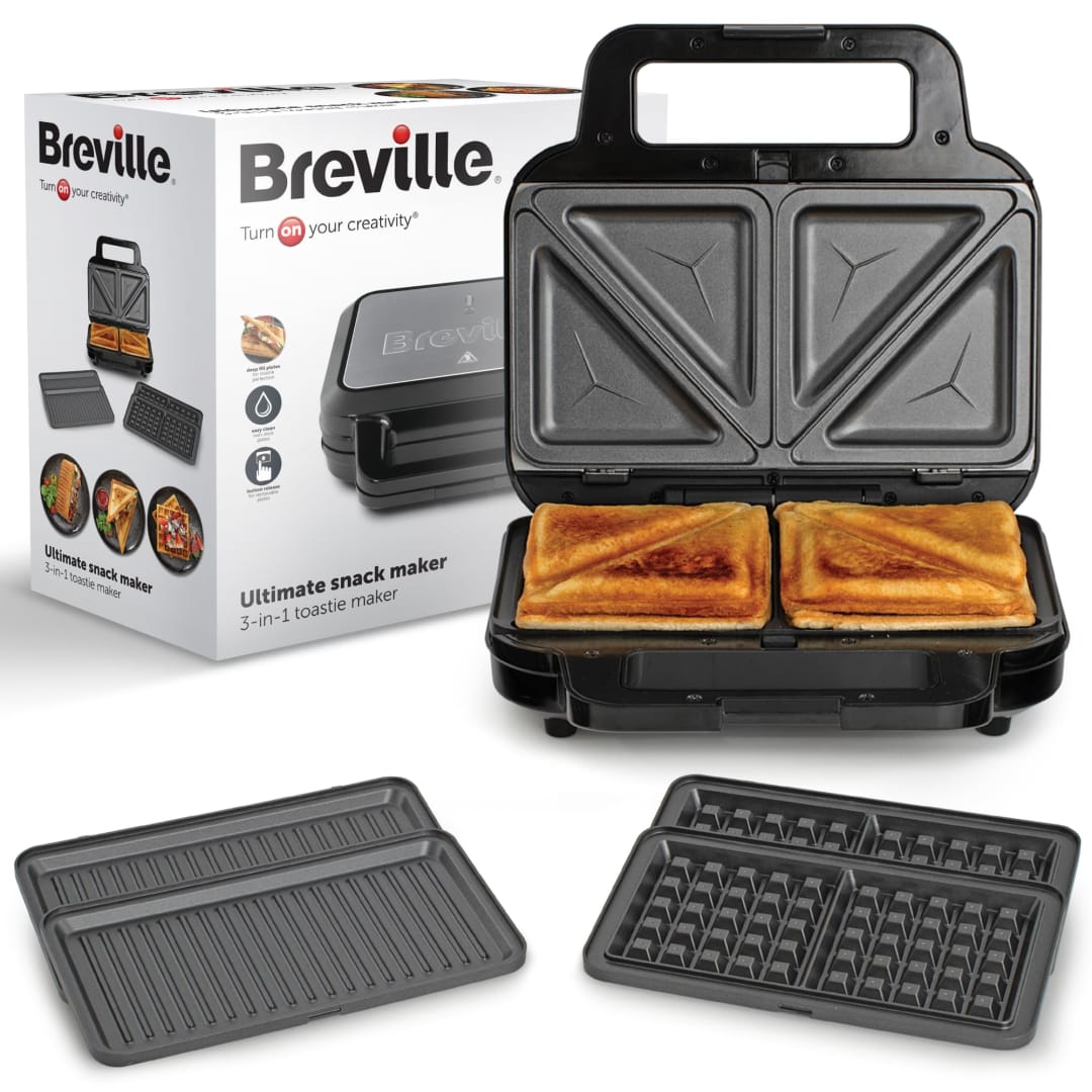 Breville 3-in-1 Sandwich Toaster (EU Plug)