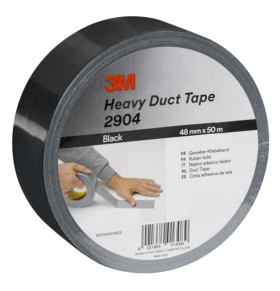 3M™ Ağır Hizmet Koli Bandı 2904, Siyah, 48 mm x 50 m