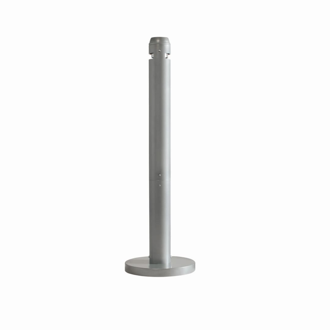 Smokers’ Pole Silver Metallic