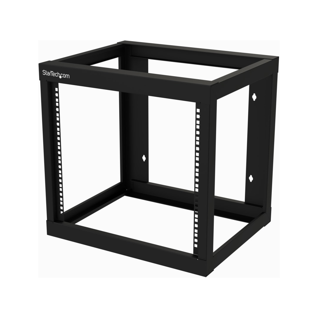 9U 18 inch deep wall mount rack
