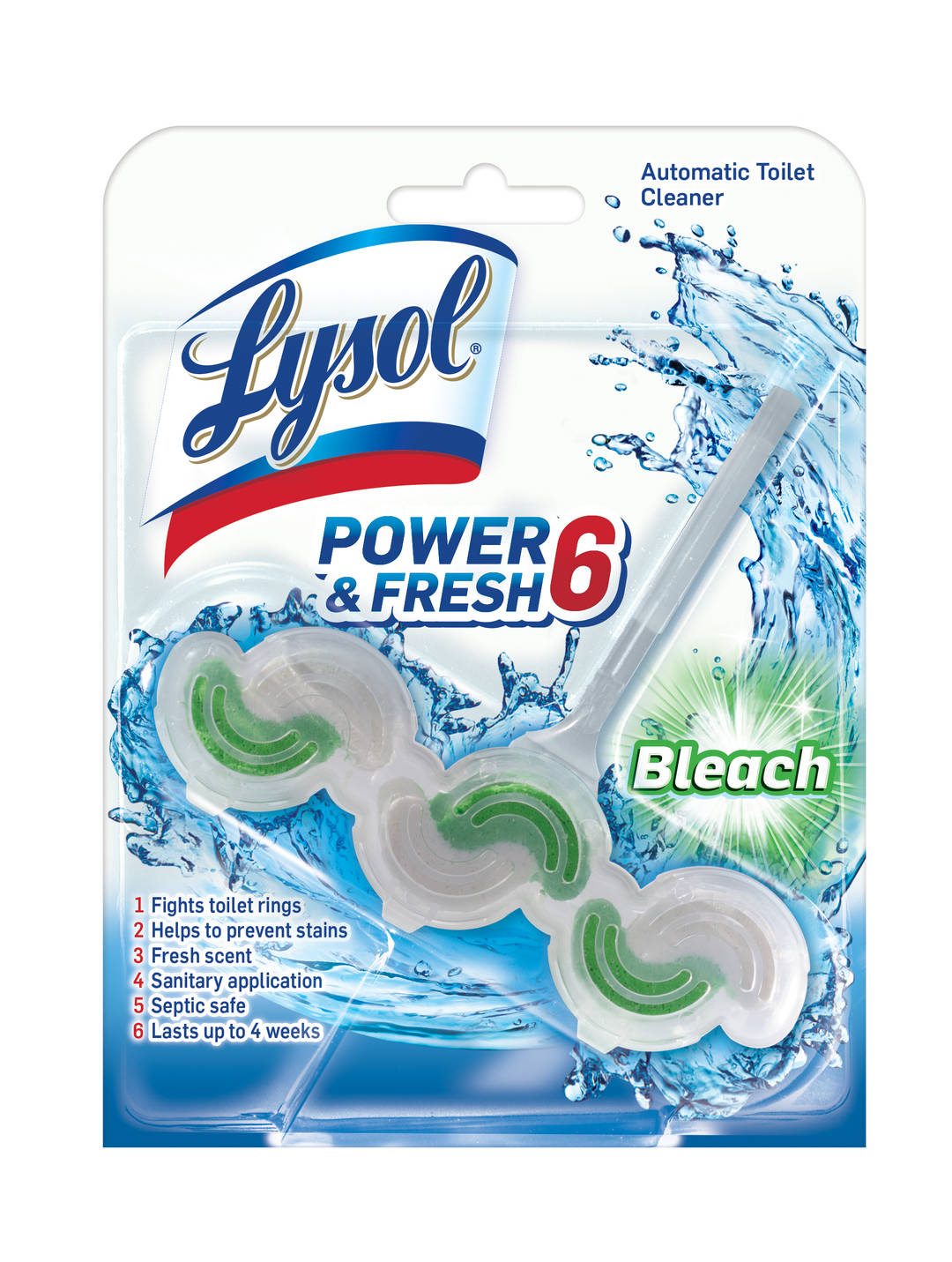 LYSOL® Power & Fresh 6 Automatic Toilet Bowl Cleaner - Bleach 6/1 ct.