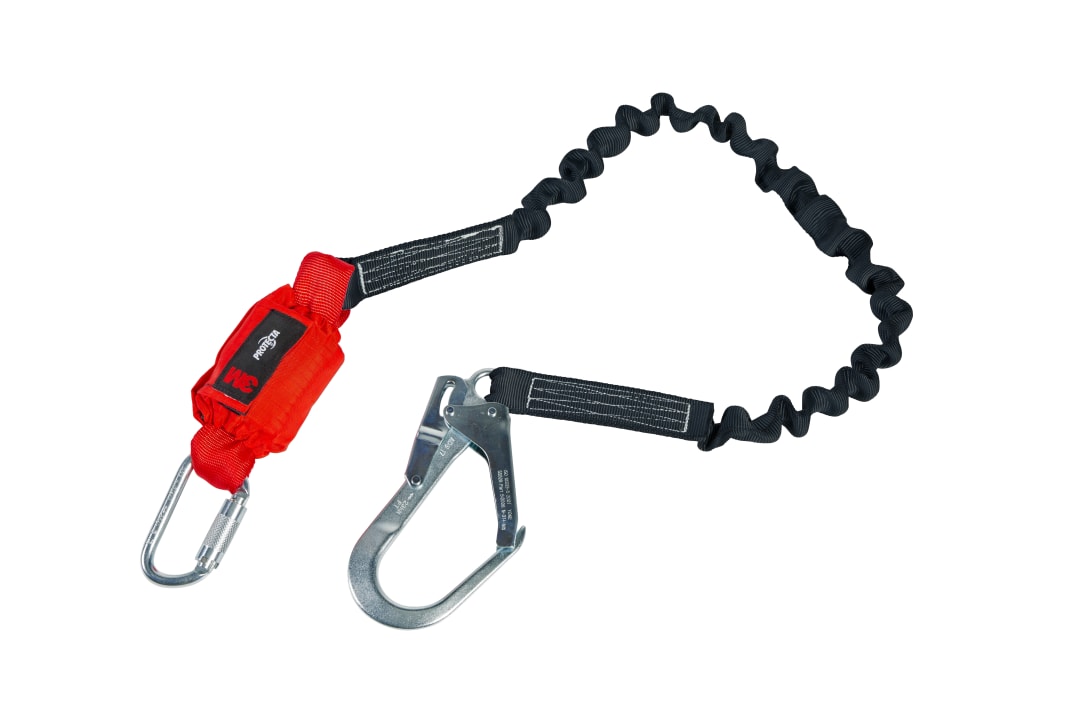 3M™ Protecta® Şok Emicili Lanyard, Elastik Dokuma, Tek Kollu, 2,00 m, 1260347